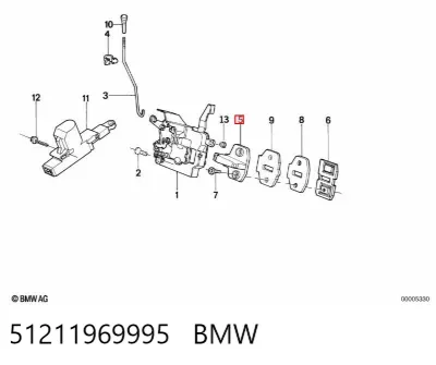 Interruptor de puerta BMW 51211969995