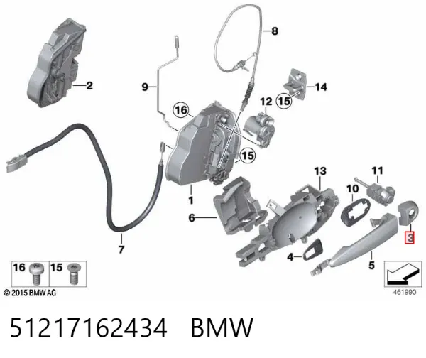  51217162434 BMW