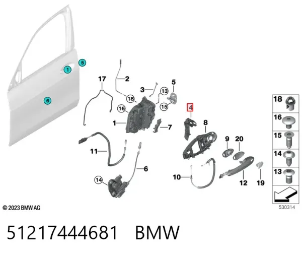  51217444681 BMW
