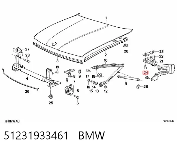  51231933461 BMW