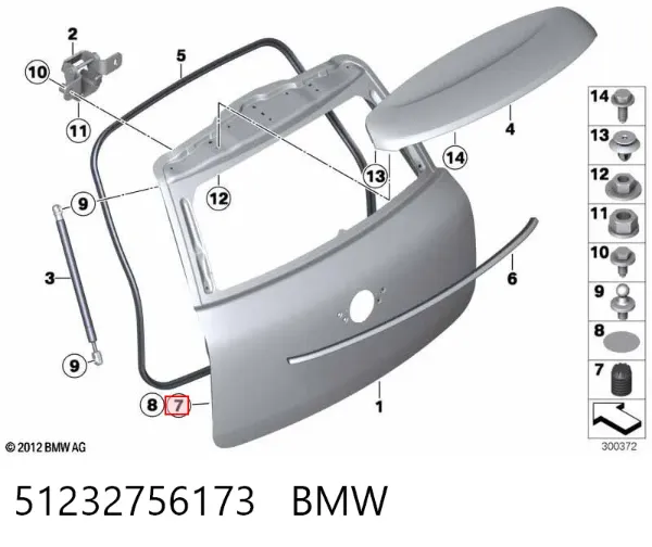 51232756173 BMW