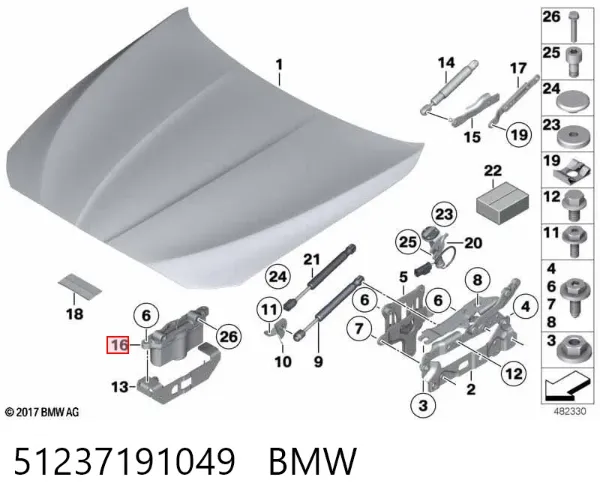  51237191049 BMW