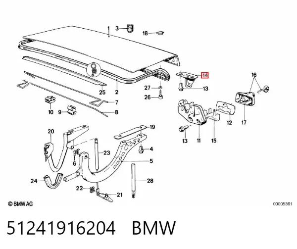  51241916204 BMW