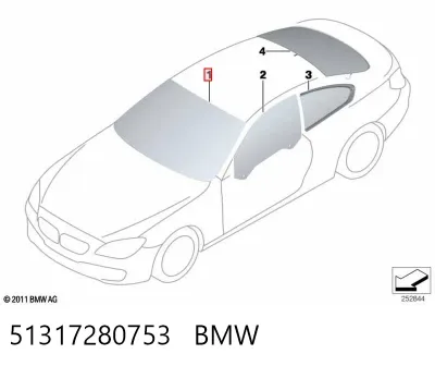 Parabrisas BMW 51317280753