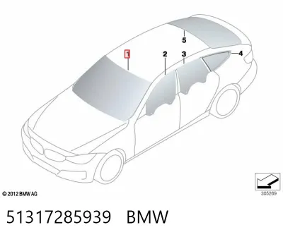 Parabrisas BMW 51317285939