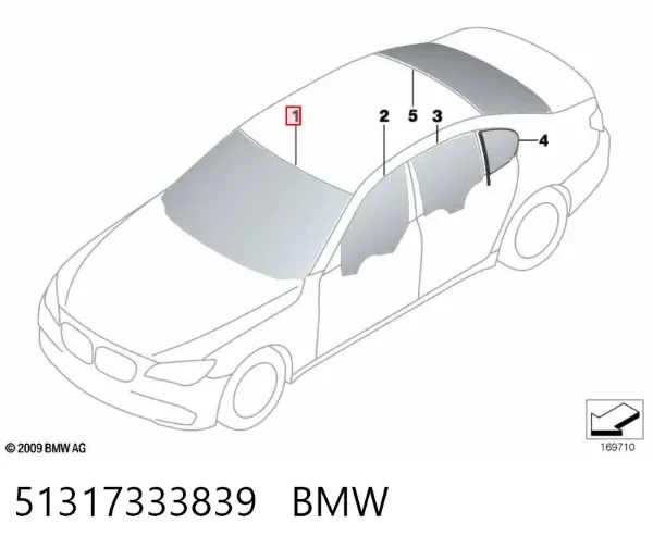 Parabrisas BMW 7 F01, F02, F03, F04