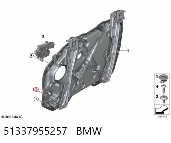  51337955257 BMW
