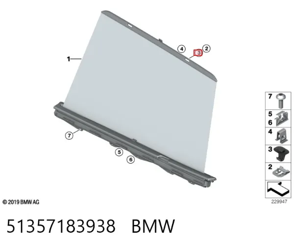  51357183938 BMW