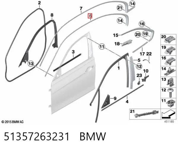  51357263231 BMW