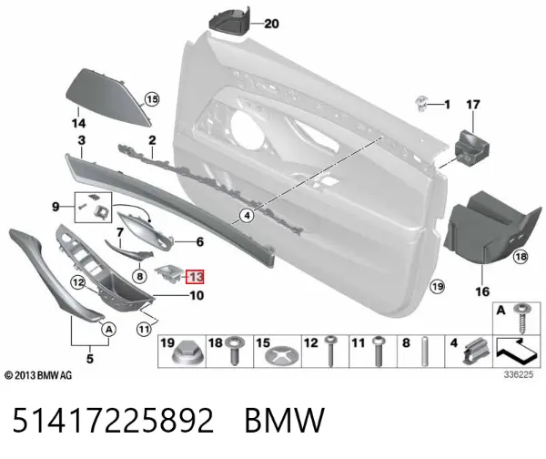  51417225892 BMW