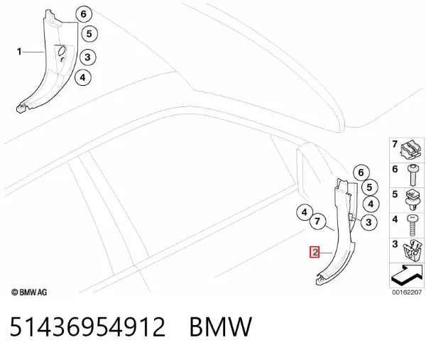  51436954912 BMW