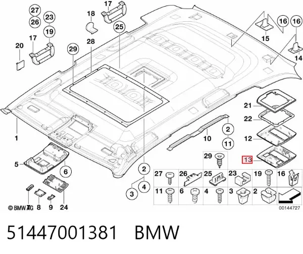  51447001381 BMW
