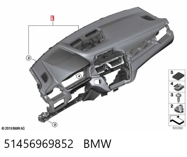 Salpicadero 51456969852 BMW