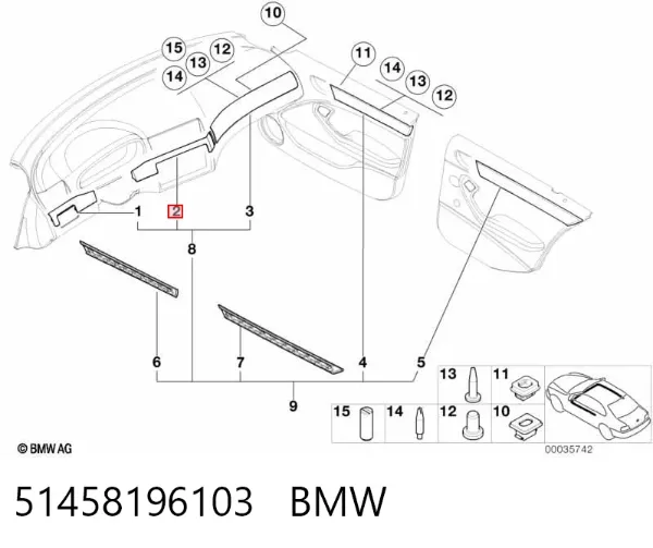  51458196103 BMW