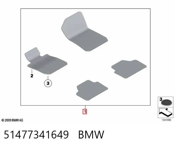 Alfombrillas BMW X3 F25