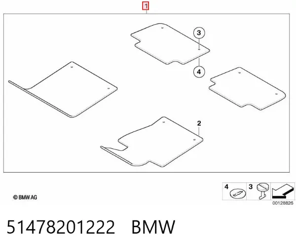 Alfombrillas BMW 3 E46