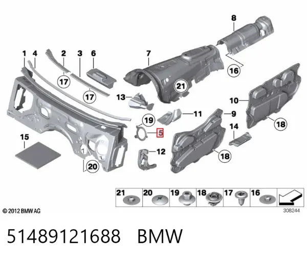  51489121688 BMW