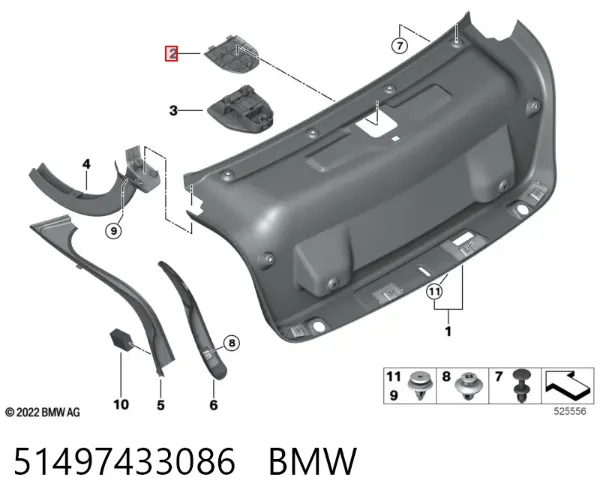  51497433086 BMW