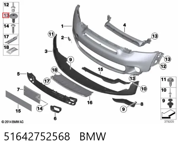  51642752568 BMW