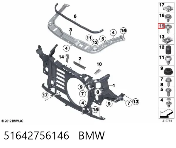  51642756146 BMW