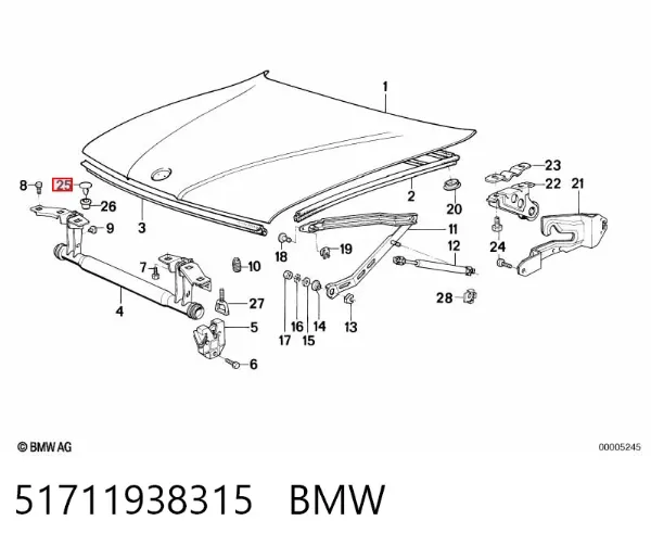  51711938315 BMW