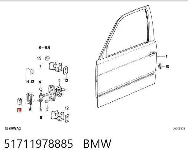  51711978885 BMW