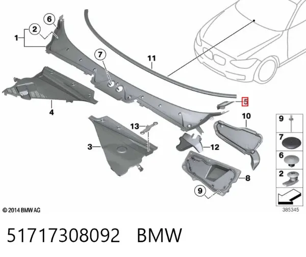  51717308092 BMW