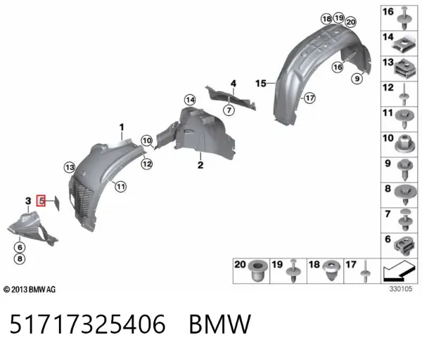  51717325406 BMW