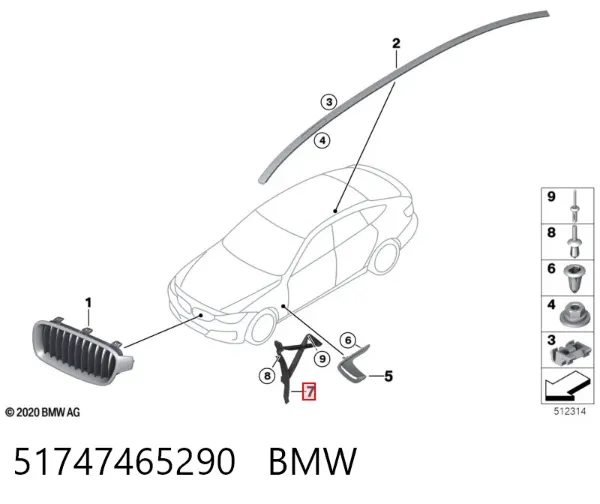 51747465290 BMW