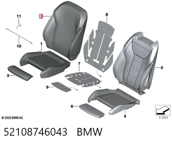  52108746043 BMW