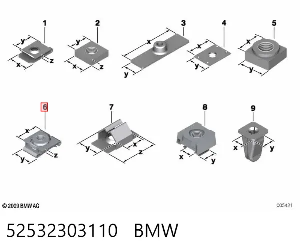 52532303110 BMW