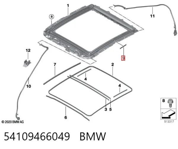  54109466049 BMW