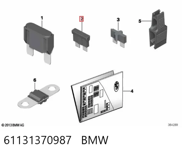 Fusibles 61131370987 BMW