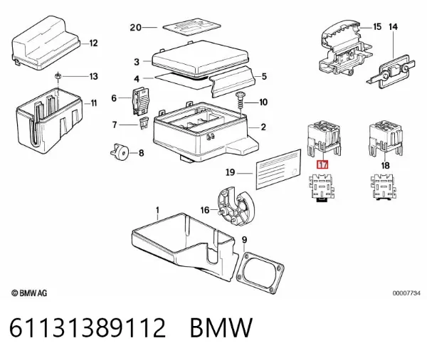  61131389112 BMW