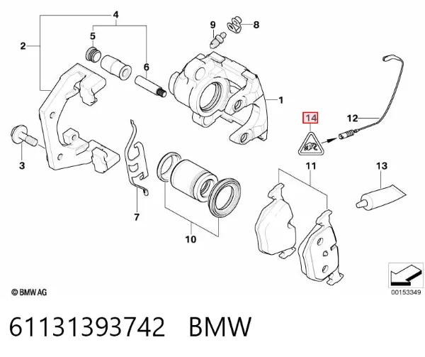  61131393742 BMW