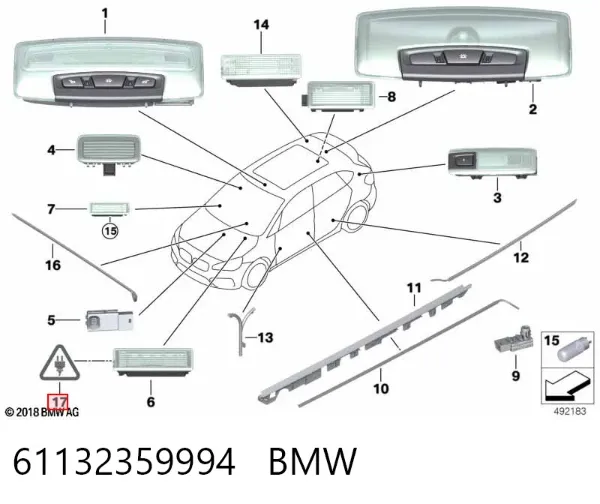  61132359994 BMW
