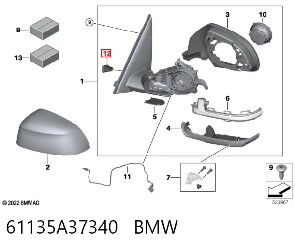  61135A37340 BMW