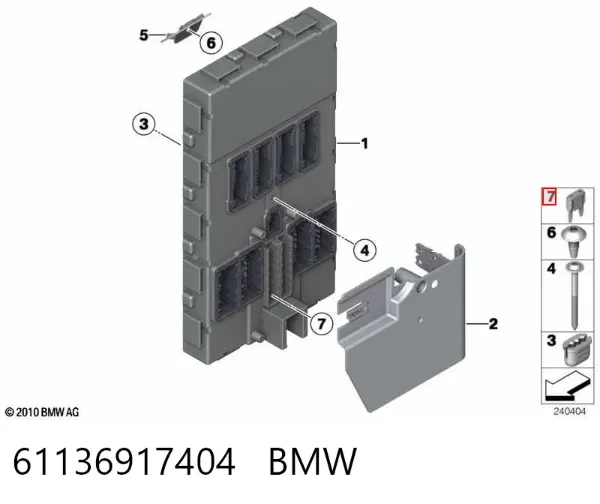 Fusibles 61136917404 BMW