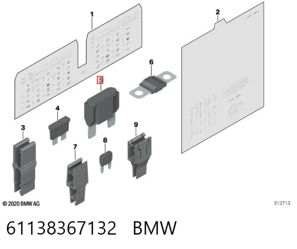 Fusibles 61138367132 BMW