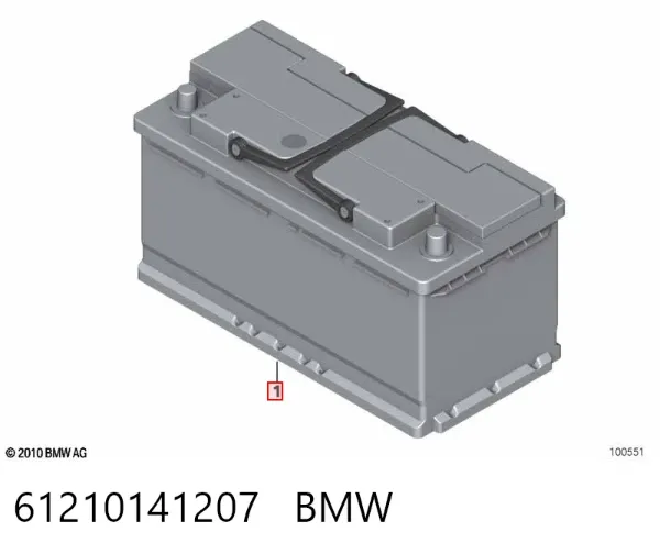 Batería 61210141207 BMW