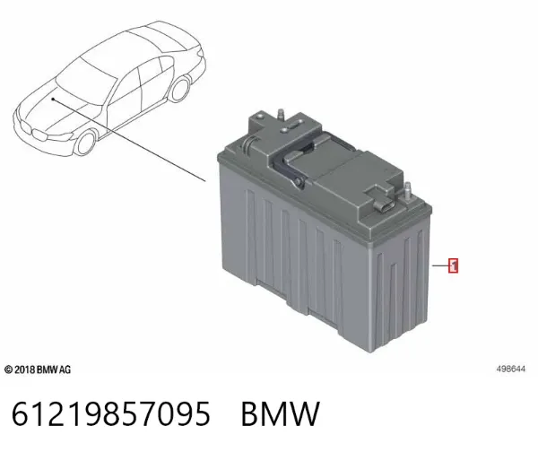 Batería 61219857095 BMW