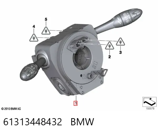 Conmutador columna dirección 61313448432 BMW