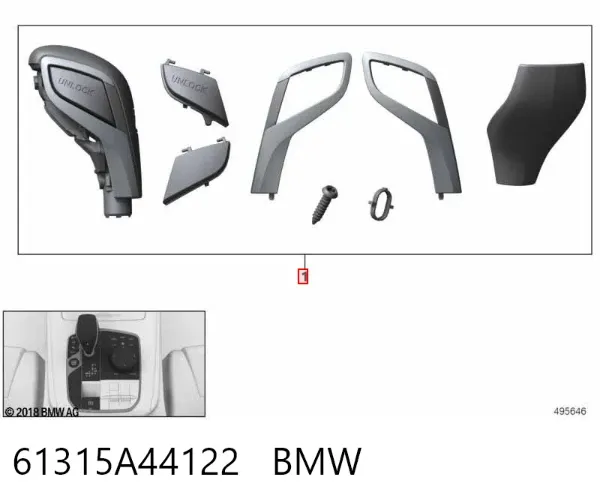  61315A44122 BMW