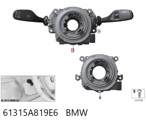 Conmutador columna dirección BMW X5 G05, F95
