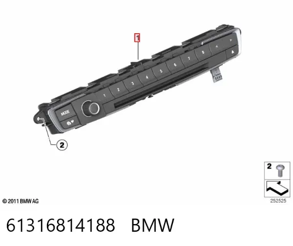 Radio BMW 1 F20
