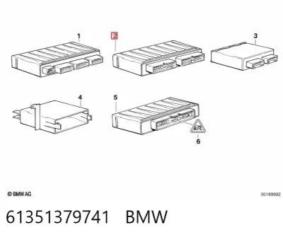 Módulo de iluminación BMW 61351379741