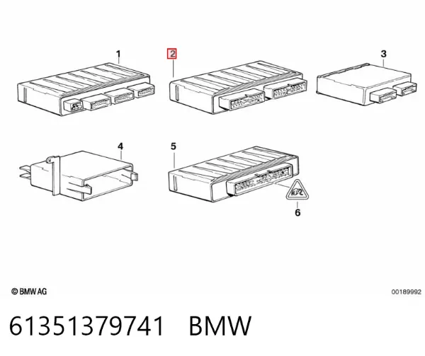 Módulo de iluminación 61351379741 BMW