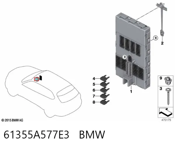  61355A577E3 BMW