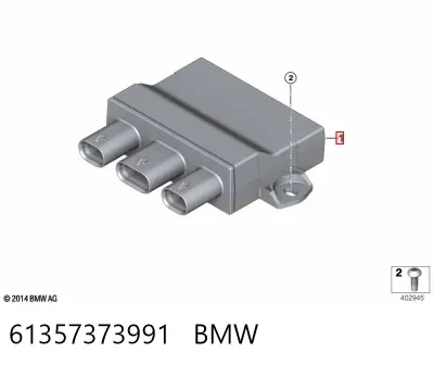 Sensor de apertura de la tapa del maletero BMW 61357373991