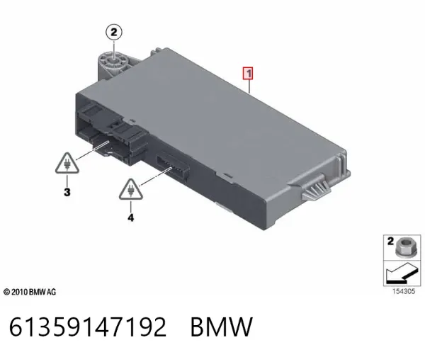Módulo de confort 61359147192 BMW